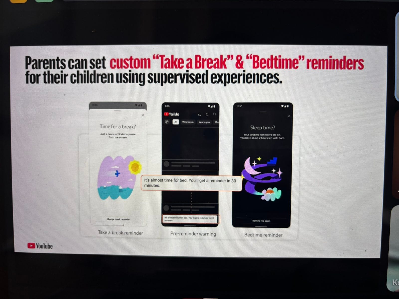 YT breaks